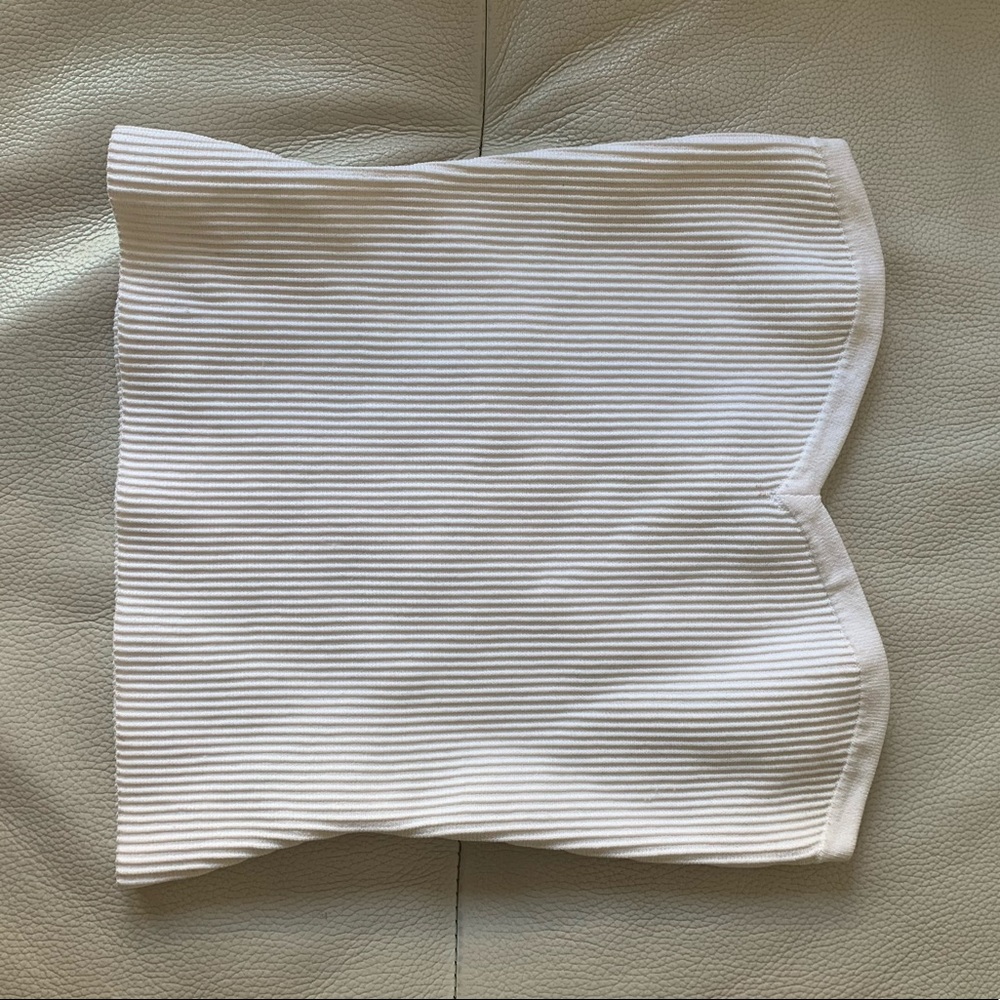 BABATON knitted sweetheart tube top